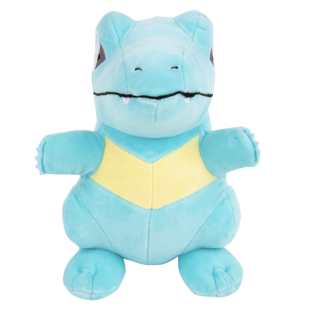Jazwares Totodile plush ear detail, showcasing craftsmanship and charm.