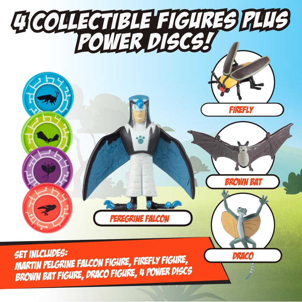 Jazwares Wild Kratts animal figure eagle, enhances aerial play and storytelling.