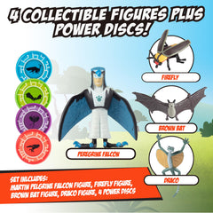 Jazwares Wild Kratts animal figure eagle, enhances aerial play and storytelling.