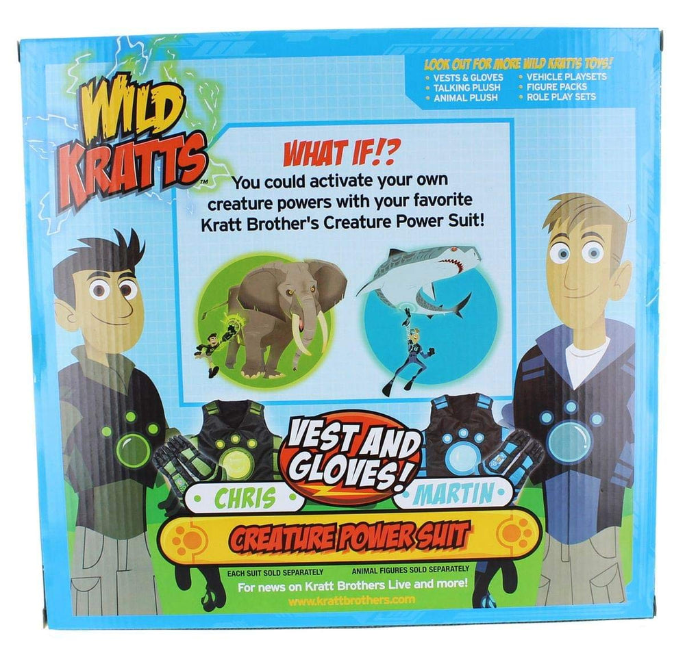 Jazwares Wild Kratts Chris gloves complete the creature power look for imaginative play.