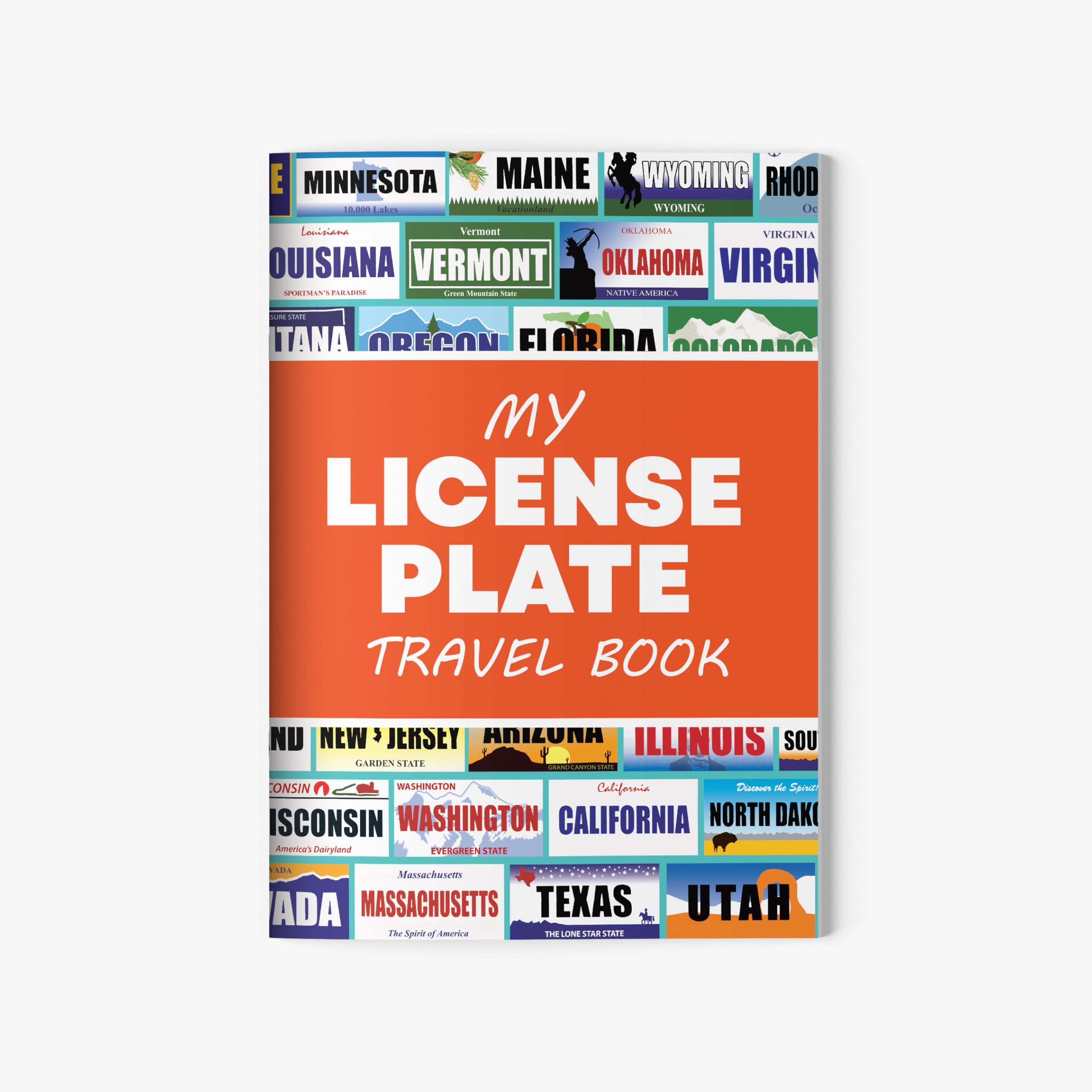 Jazzoo license plate game 12-book set cover, engaging road trip entertainment for families.