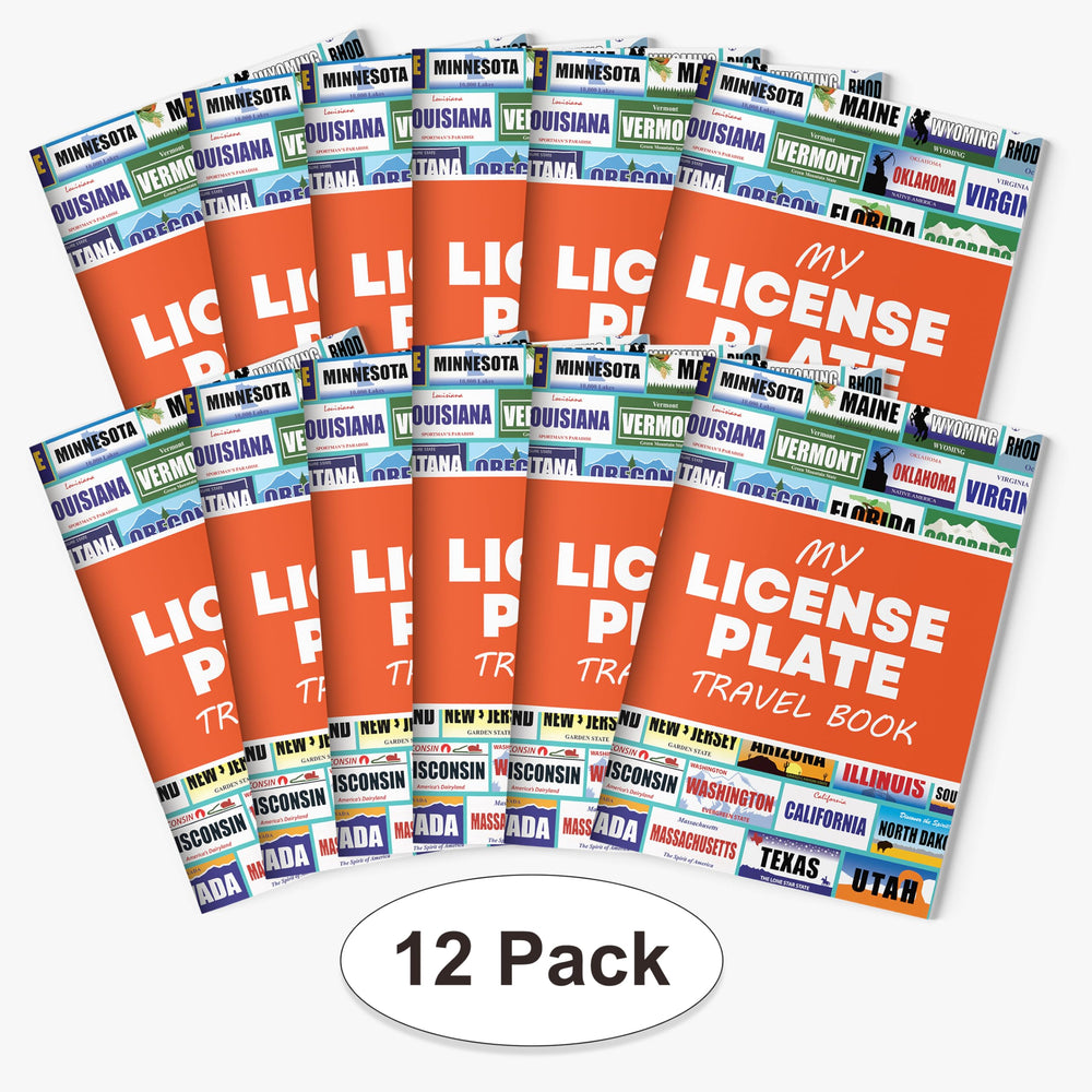 Jazzoo license plate game child placing sticker during car ride for learning and fun.