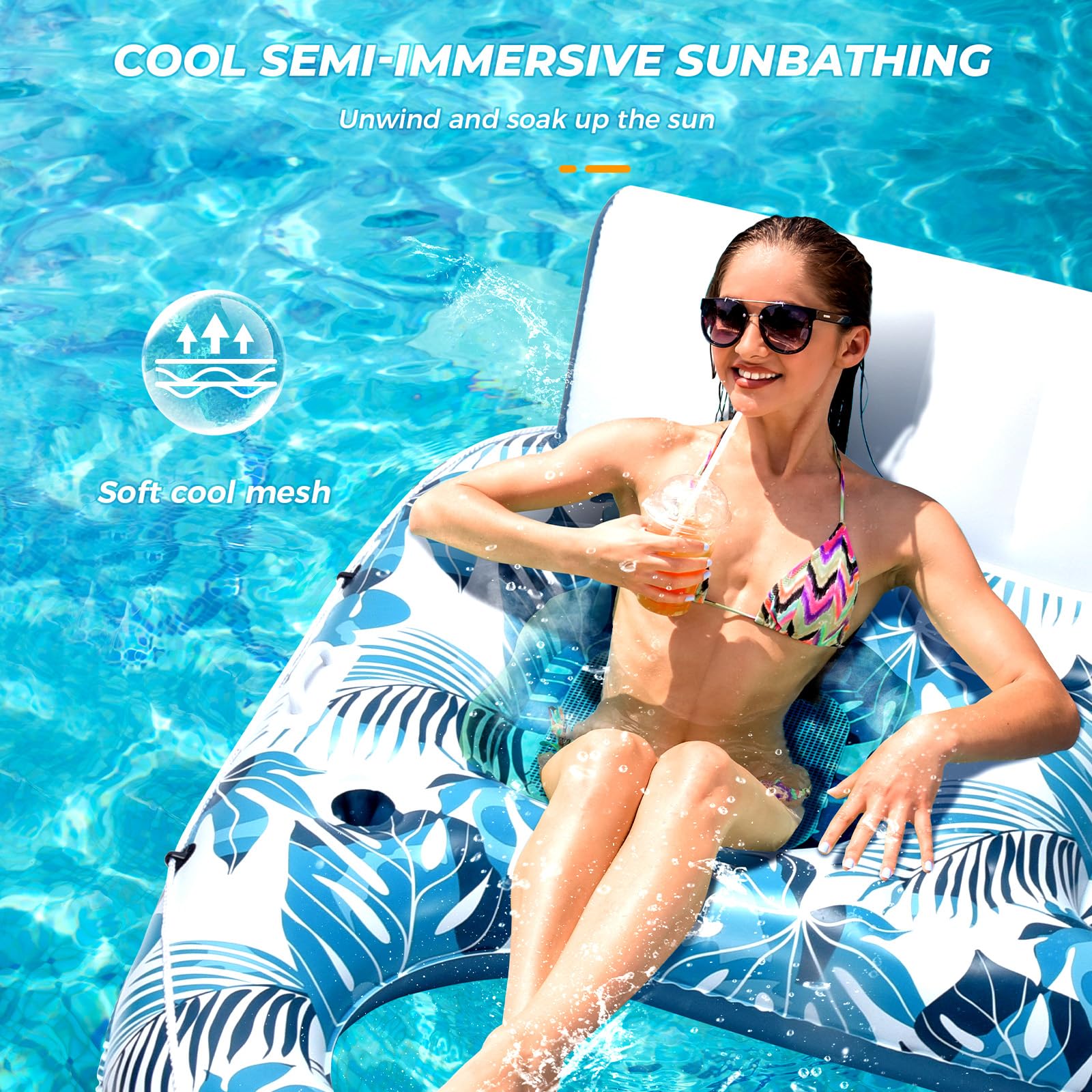 JCLEAL cooling mesh seat keeps you refreshed during sunny days