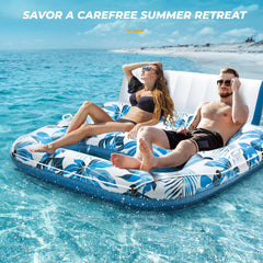 JCLEAL portable lounge for parties, river trips, and lake vacations