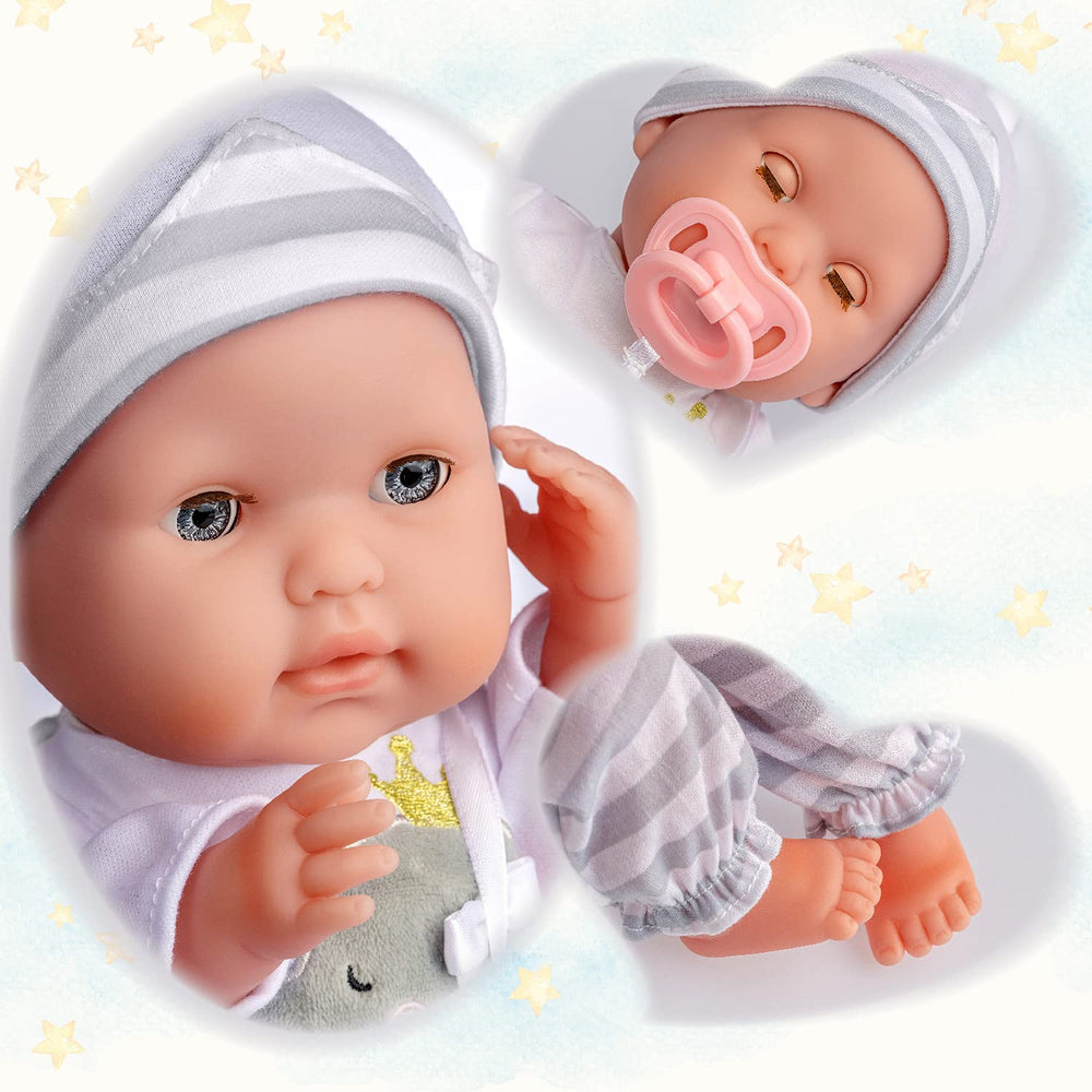 Berenguer Boutique open-eyes doll invites nurturing play.
