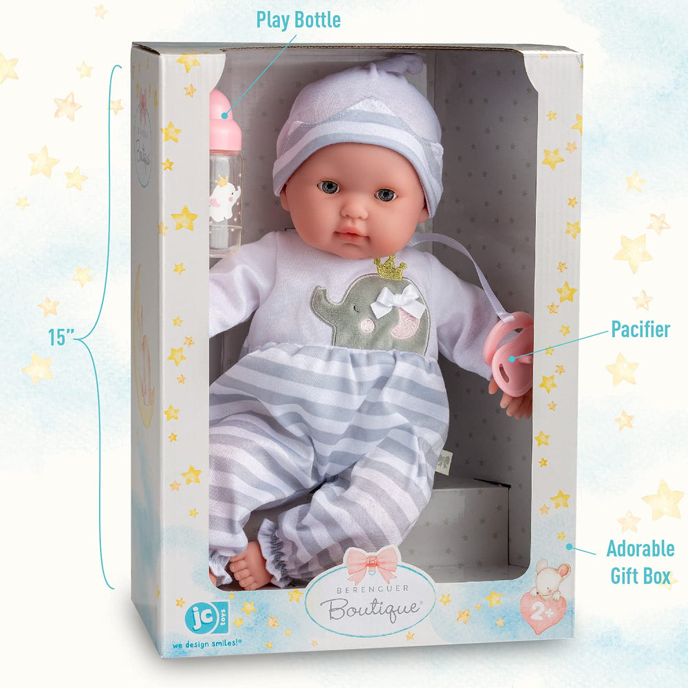 Toddler-friendly 15-inch size is easy to hold.