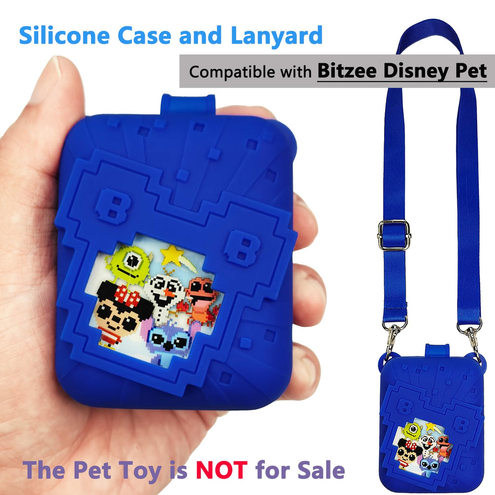 JCHPINE Bitzee Disney case silicone on back demonstrates lightweight, portable protection.