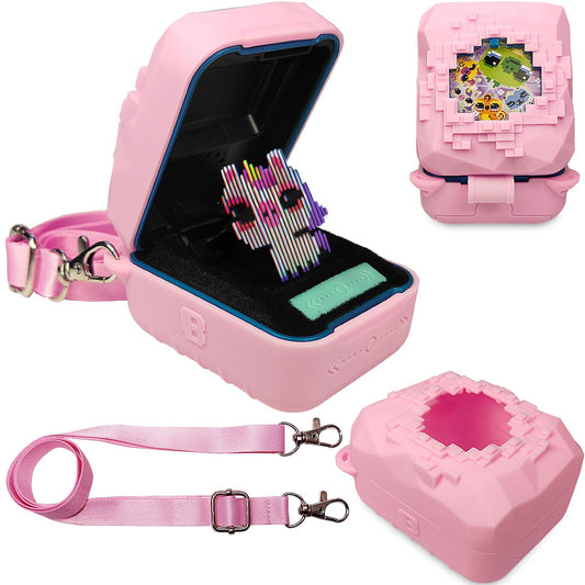 JCHPINE Bitzee Magicals silicone case pink with protective sleeve and grip