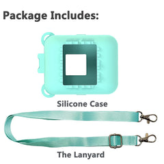 JCHPINE Bitzee teal silicone sleeve adds soft-grip protection during play.