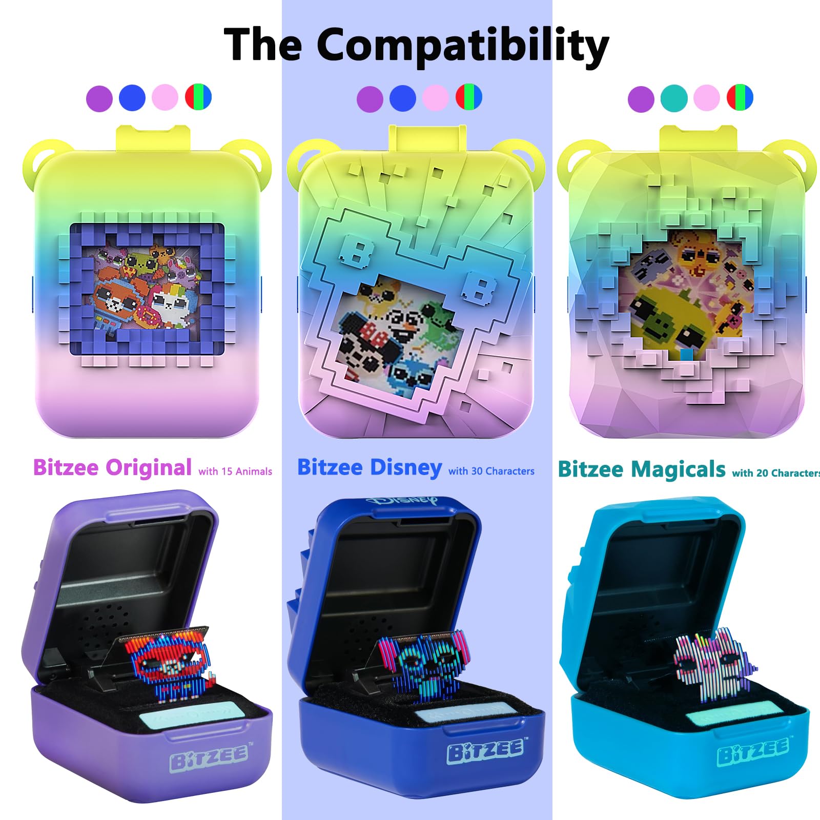 Compatibility with Bitzee Magicals for protected play