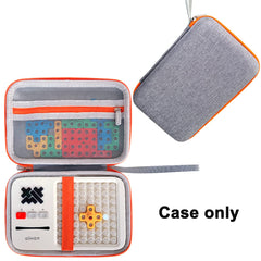 JCHPINE GiiKER case side view highlighting durable zipper for travel
