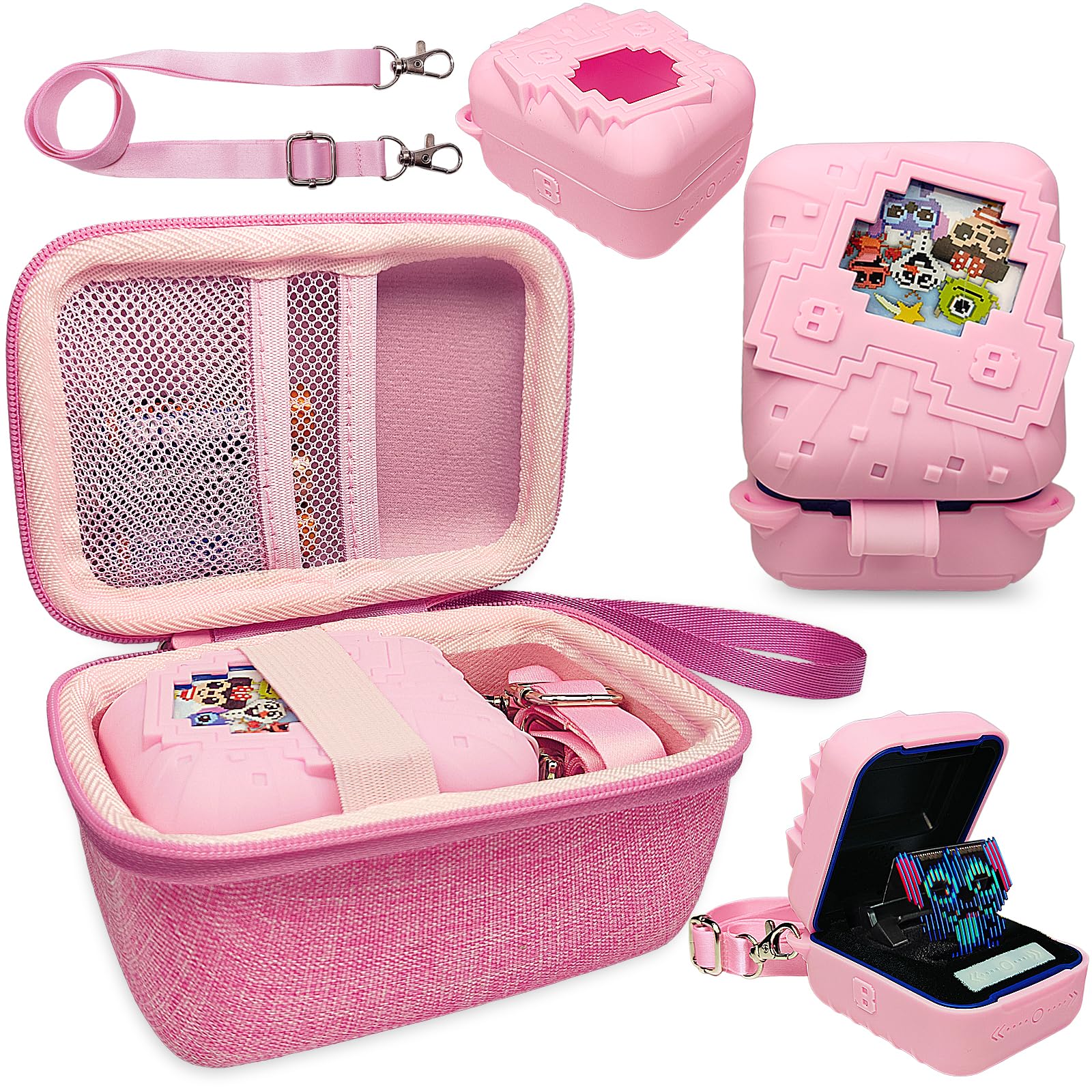 JCHPINE hard travel case for Bitzee protects the device on the go.