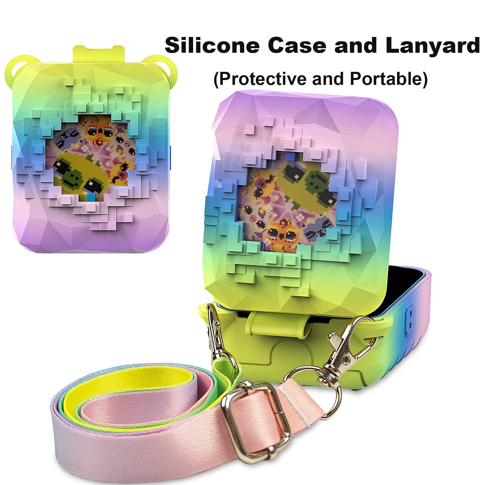 Compact packaging highlights the included silicone case for Bitzee Magicals