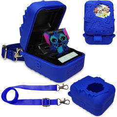 JCHPINE silicone cover for Bitzee Disney blue closeup protects against bumps and scratches.