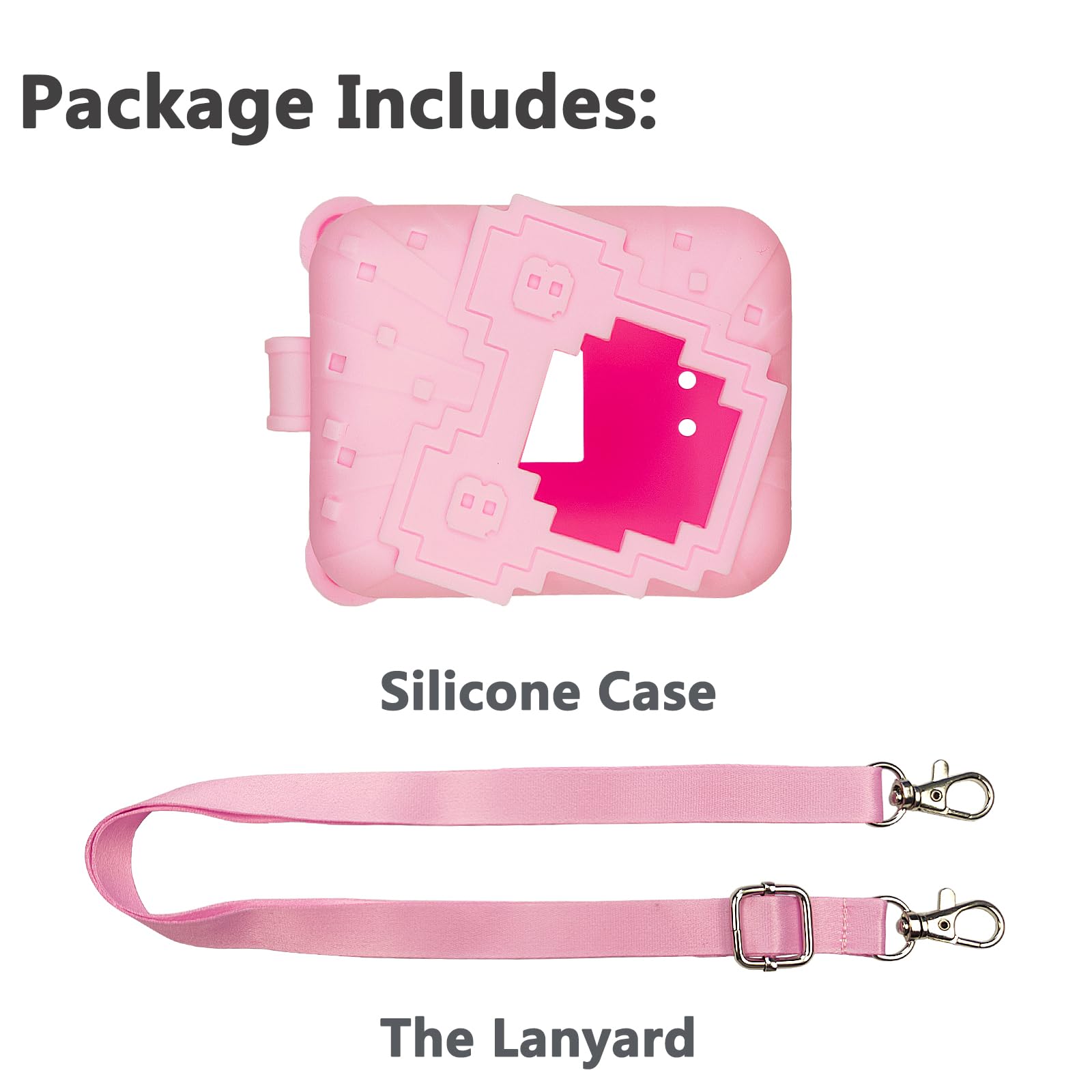 Soft silicone skin protects Bitzee accessories from scratches and bumps