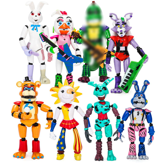 Jcnvcmc Five Night figures glow for dramatic display and play.