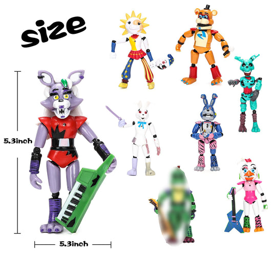 Jcnvcmc movable figures with ball joints offer pose customization.