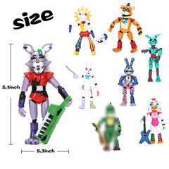 Jcnvcmc movable figures with ball joints offer pose customization.