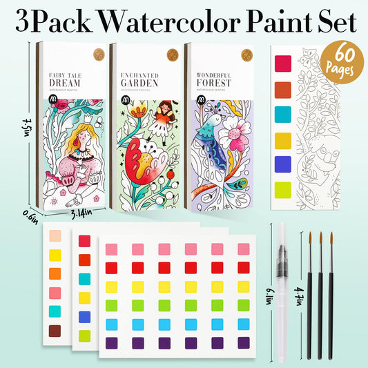 JCRen Fairy Tale Dream pages inviting magical scenes to color at home