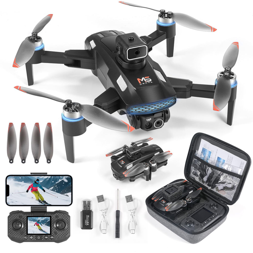 Jdfdexc drone with 4K camera foldable design for easy travel and filming
