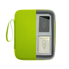 JDSZM Yoto card case front view showing 120-pocket capacity for travel