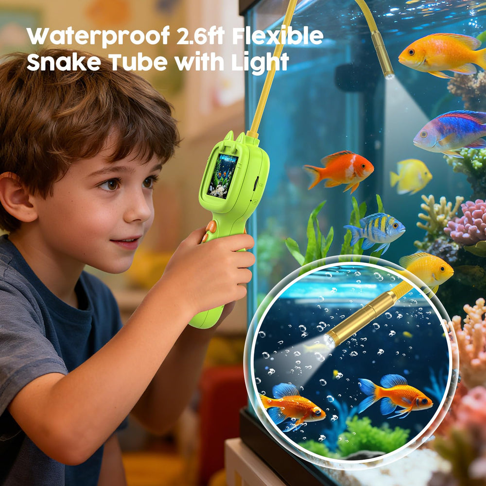 JDZ endoscope reveals micro-world glimpses for curious kids.