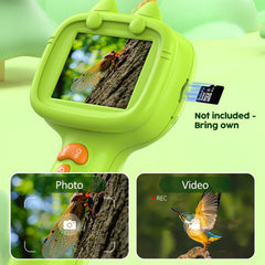 JDZ endoscope explores underwater scenes with waterproof flexible tube.