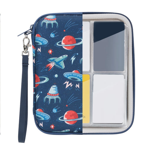 Jeachan card case zipper easy-open for fast card retrieval.