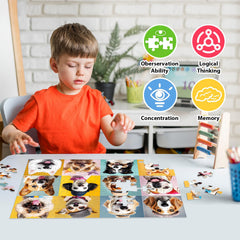 Jeacirio kids-family-time puzzle image encourages cooperative problem solving for family bonding.