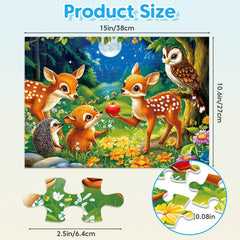 Jeacirio puzzle collection box keeps puzzles organized after play.