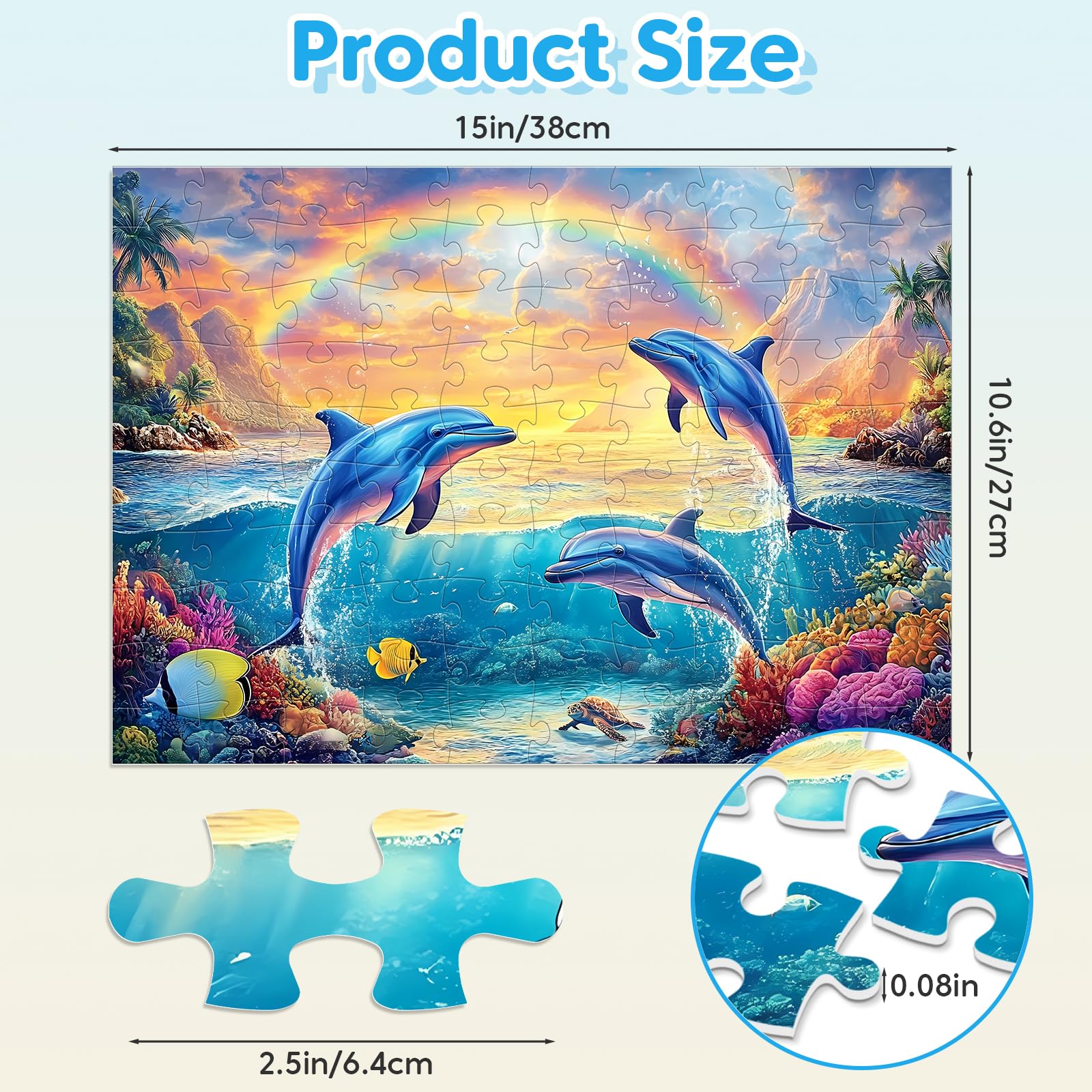 Jeacirio puzzles use CPC-certified, safe materials.