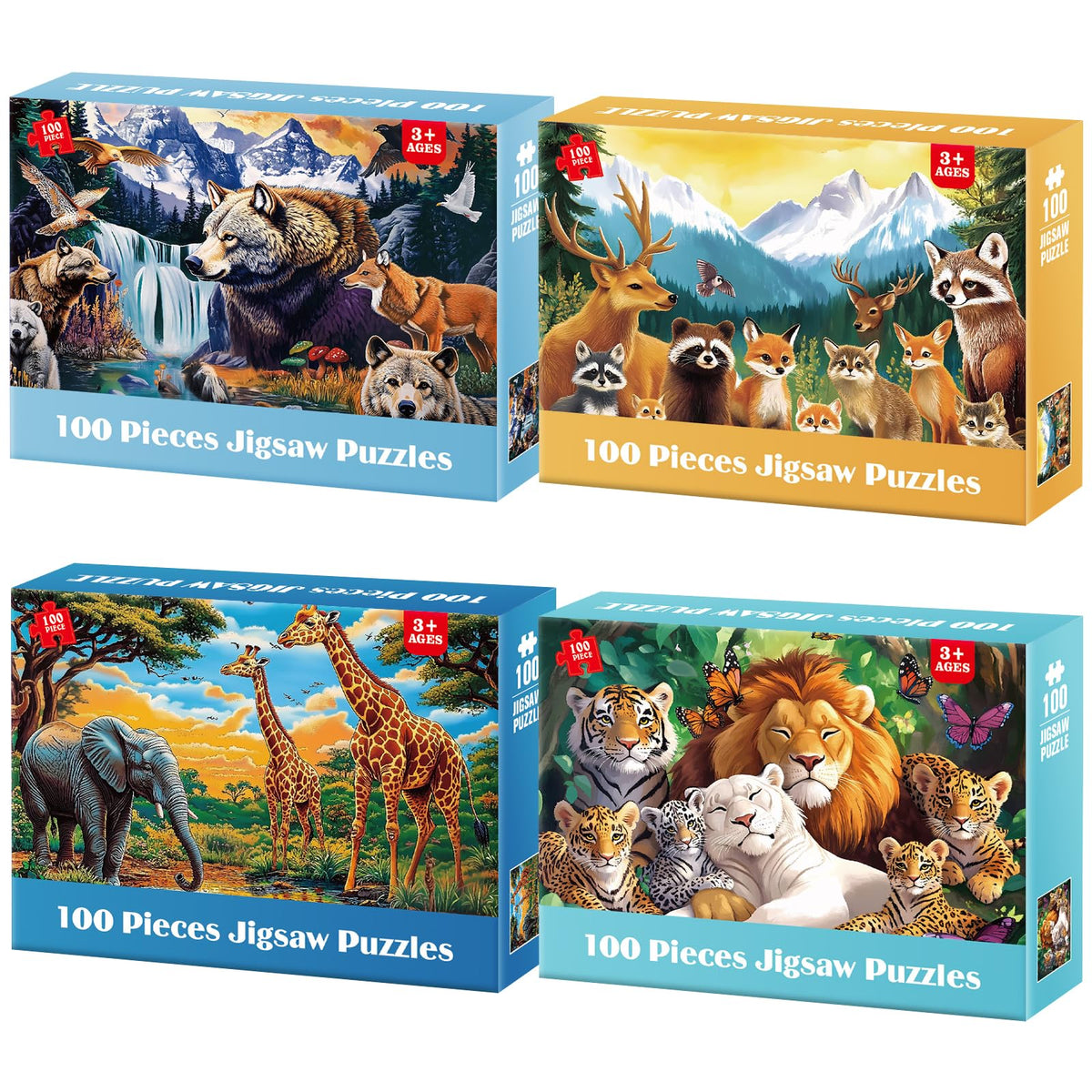 Jeacirio Black Bear Puzzle from Wild Animals set for focused play and bright visuals