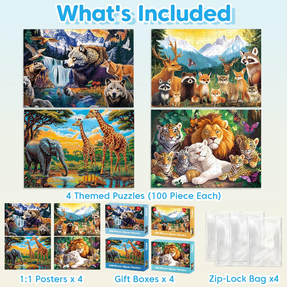 Jeacirio Elephant Puzzle from Wild Animals set to boost concentration during puzzle time