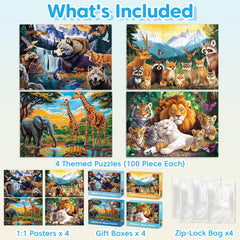 Jeacirio Elephant Puzzle from Wild Animals set to boost concentration during puzzle time