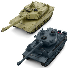 JECAURS RC Battle Tank Set box packaging, perfect for gifting and display.