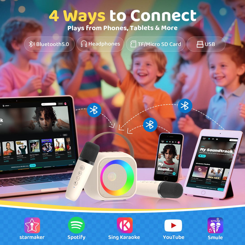 Jeefu portable unit showing long battery life for outdoor play and travel.