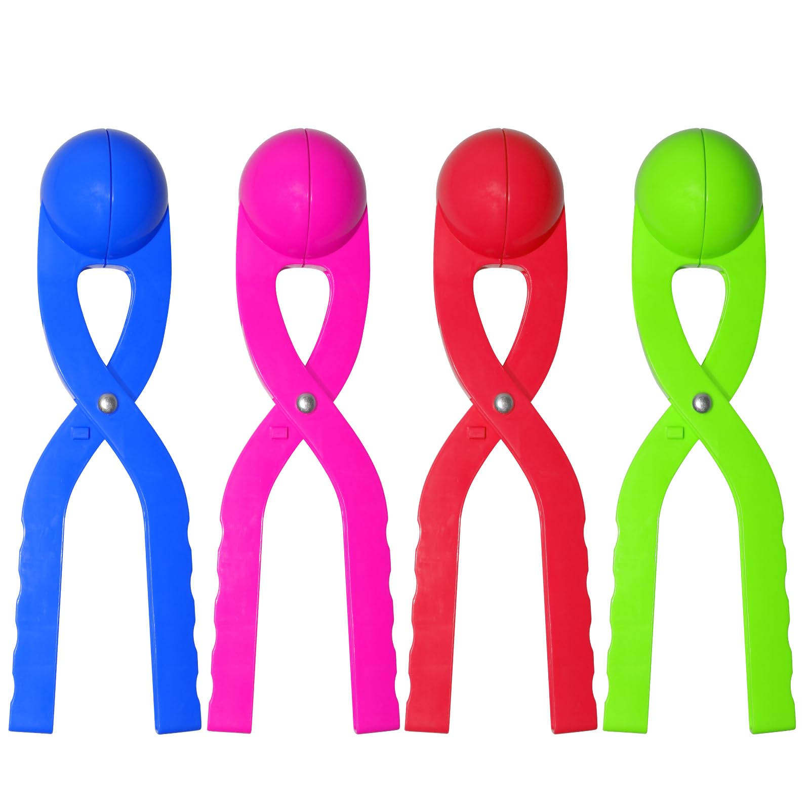JEEFUD snowball maker blue handle for quick, uniform snowballs during outdoor play