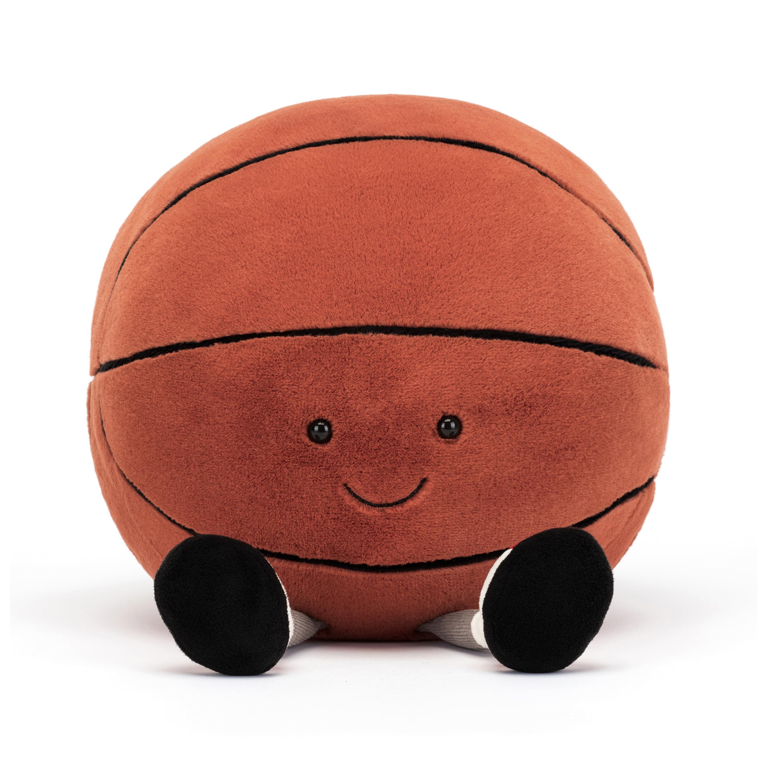 Jellycat Amuseables Basketball cord legs with playful sneakers for storytelling