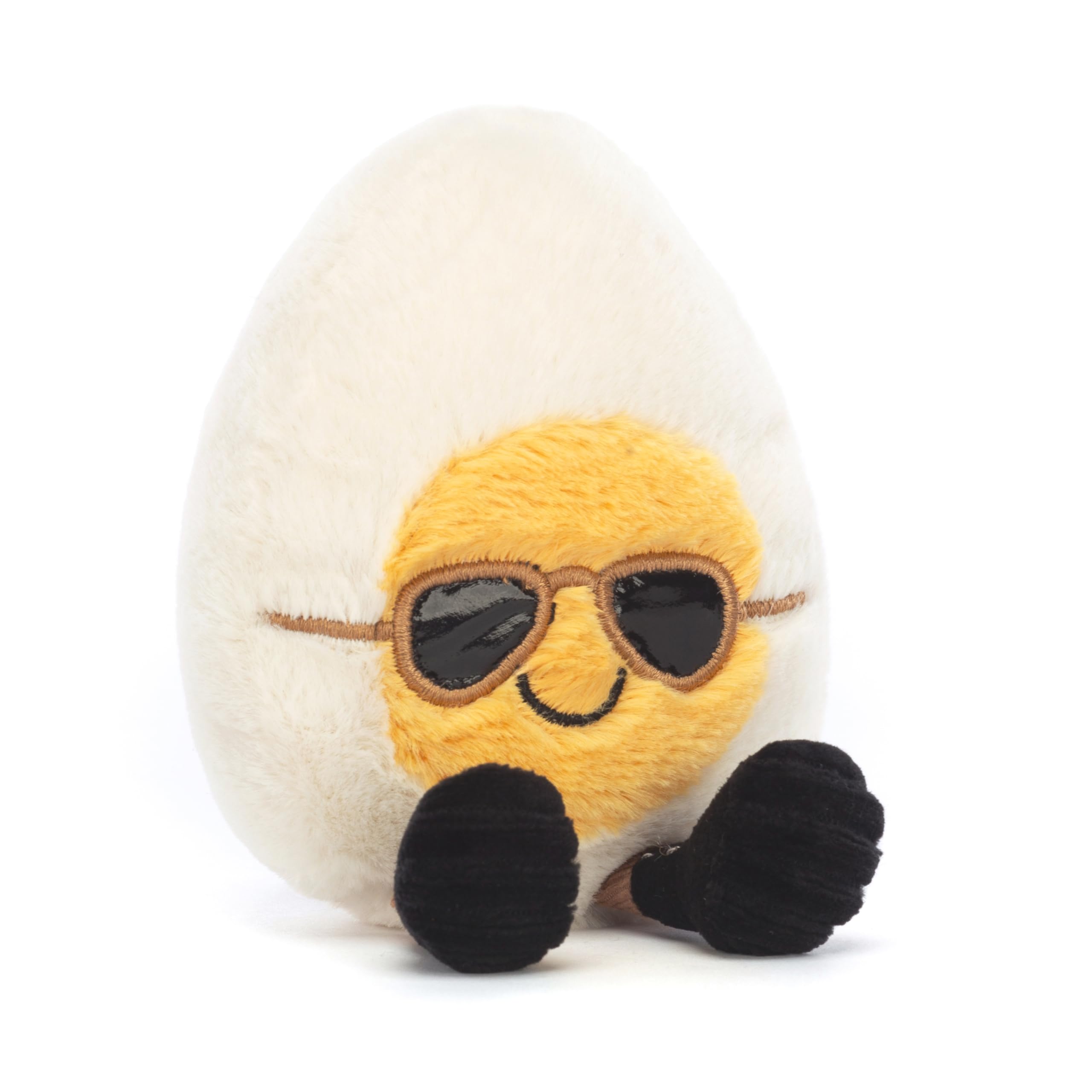 Jellycat Amuseables Boiled Egg Chic overview for display and cuddling