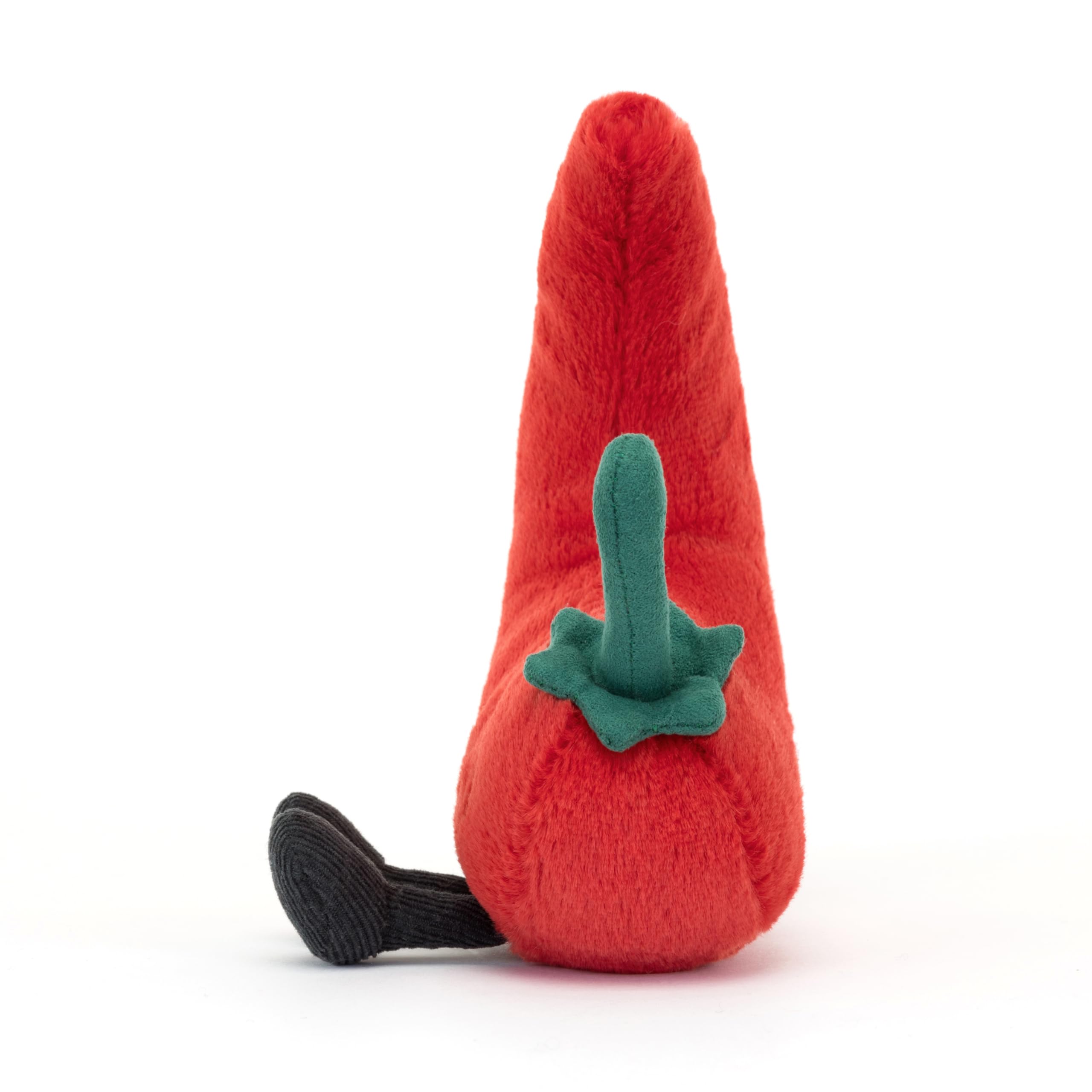 Close-up of the chilli pepper's fiery red fur for vibrant visual appeal