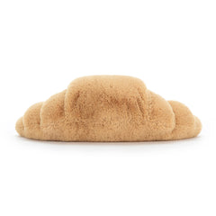 Jellycat Amuseables Croissant fabric close-up, premium plush material