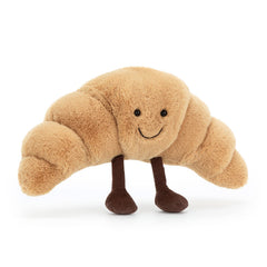 Jellycat Amuseables Croissant with tiny cord feet for charming detail