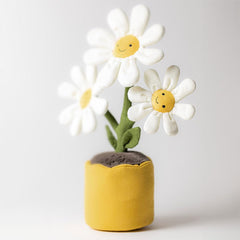 Jellycat Amuseables Daisy Pot makes a thoughtful gift or cozy décor item.