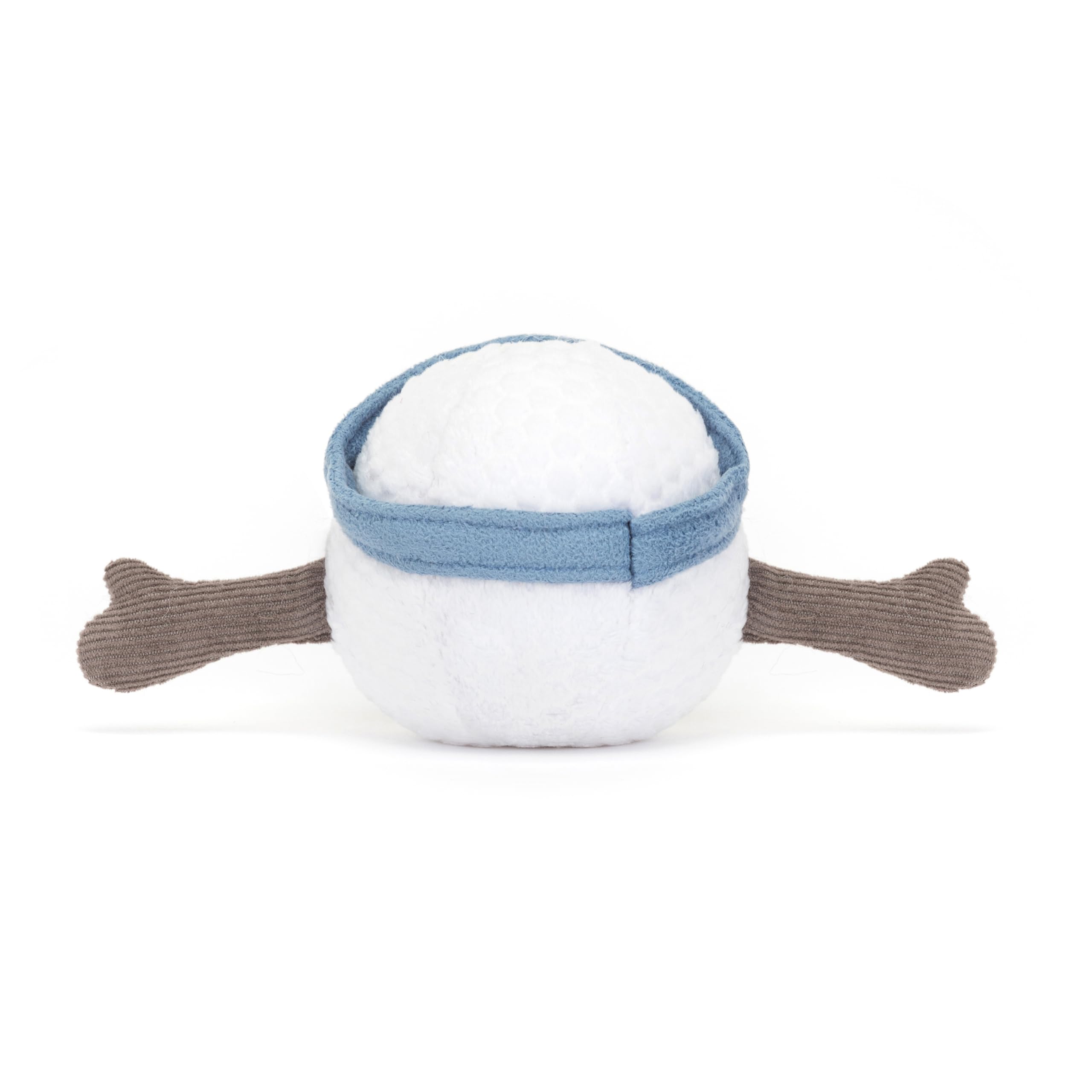 Jellycat Amuseables Golf Ball smile, sunny expression lightens any desk