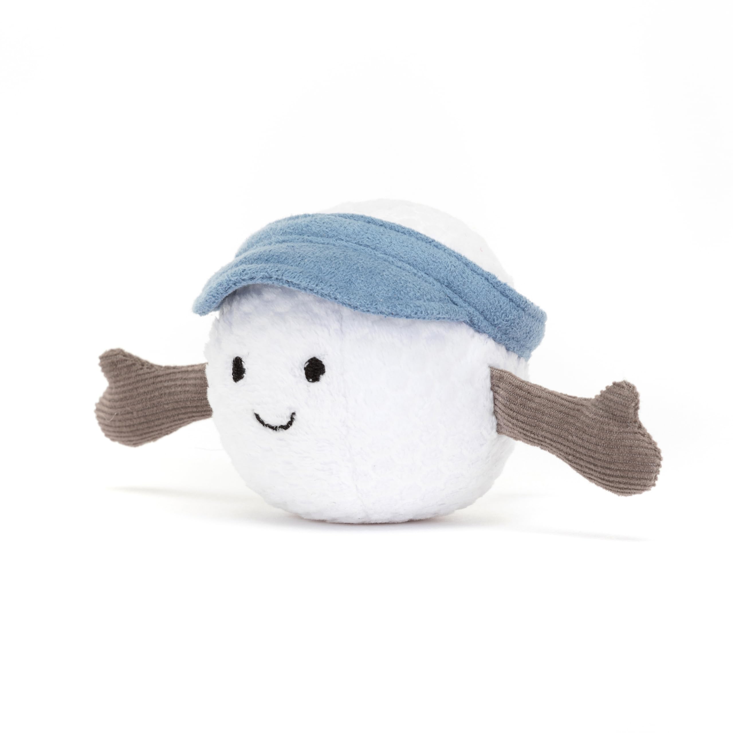 Jellycat Amuseables Golf Ball thumbs-up, arms celebrate every swing