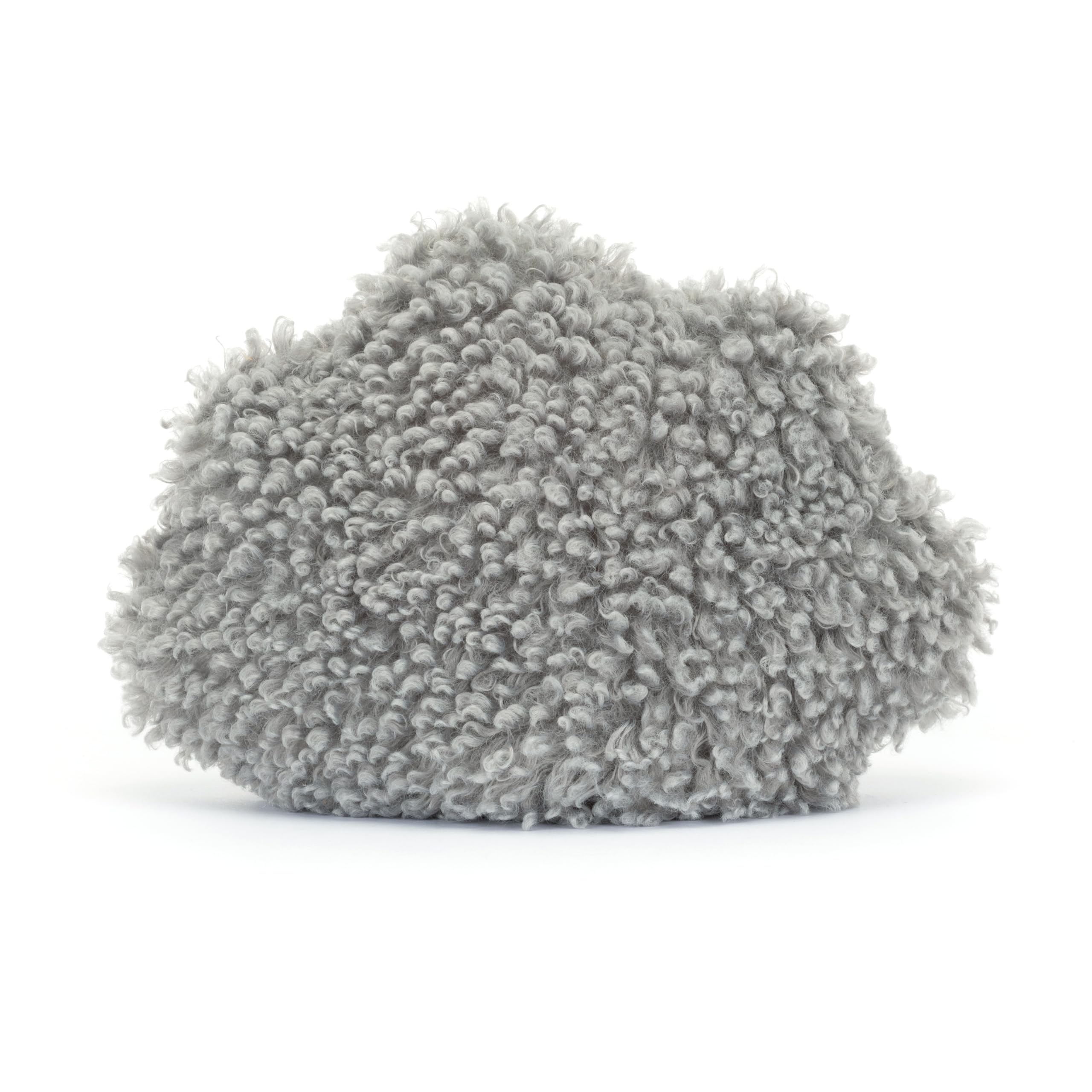 Jellycat Amuseables Storm Cloud embroidered face adds character