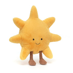 Premium fabric in Jellycat Amuseables Sun ensures durable, plush comfort.