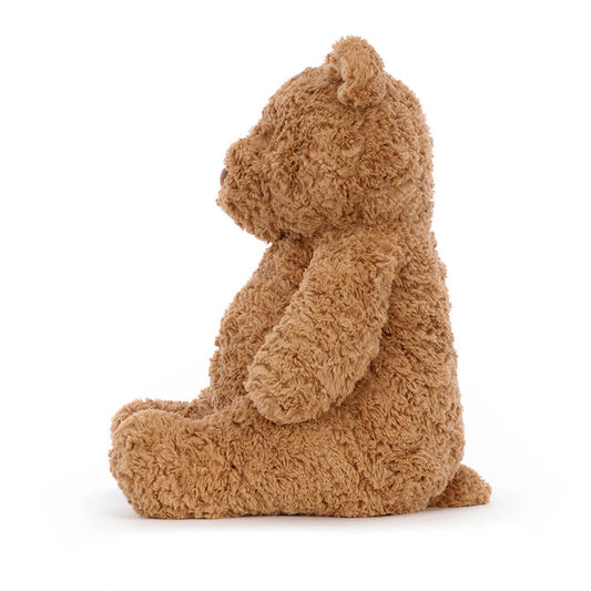 Jellycat Bartholomew Bear large side view, perfect cuddle buddy for bedtime