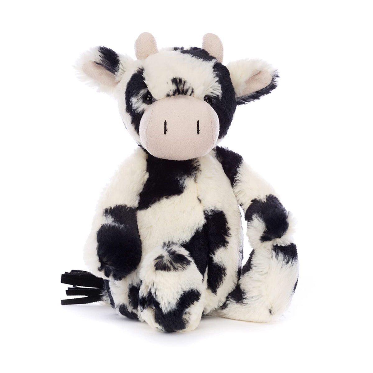 Jellycat Bashful Calf 12-inch plush ready for cuddle sessions.