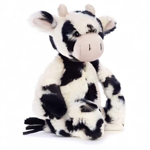 Jellycat Bashful Calf hand-finished details enhance premium feel.